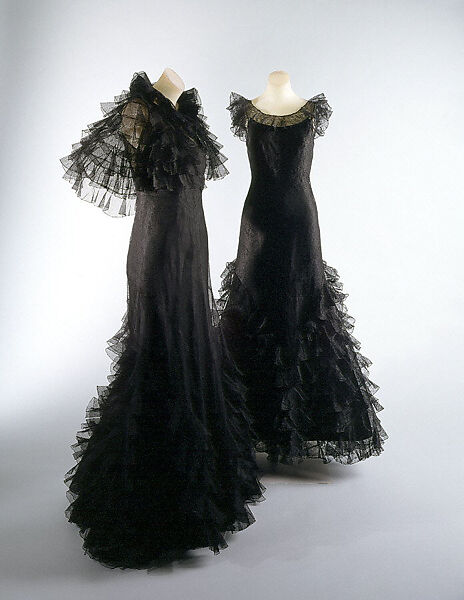 Evening ensemble, House of Chanel (French, founded 1910), cotton, French