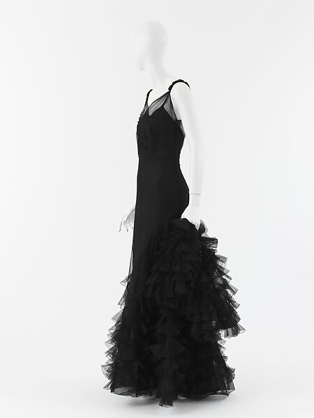 Evening ensemble, House of Chanel (French, founded 1910), cotton, French