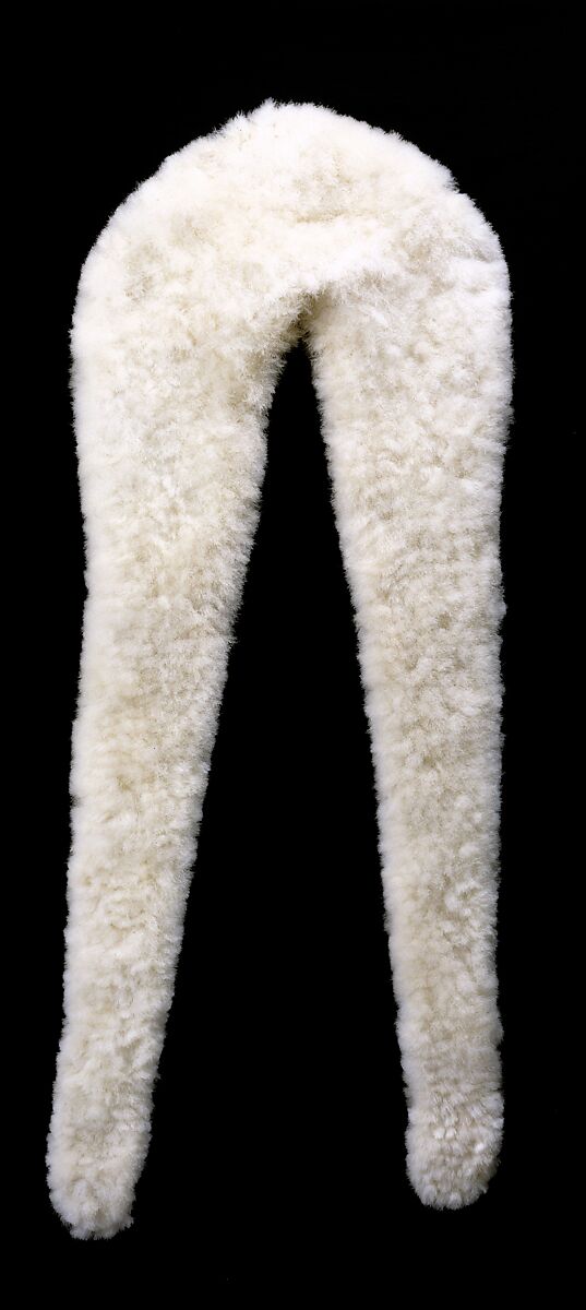 Accessory set, feathers, silk, British