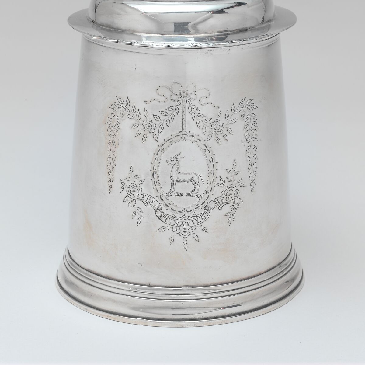 Tankard, Cary Dunn (active ca. 1765–96), Silver, American