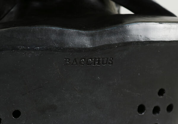 Bust of Bacchus, Josiah Wedgwood and Sons (British, Etruria, Staffordshire, 1759–present), Black basaltware, British, Stoke-on-Trent, Staffordshire