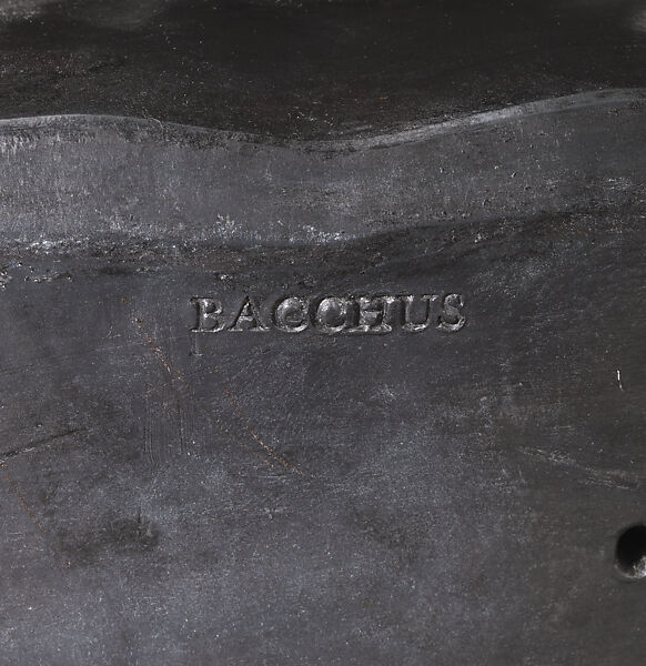 Bust of Bacchus, Josiah Wedgwood and Sons (British, Etruria, Staffordshire, 1759–present), Black basaltware, British, Stoke-on-Trent, Staffordshire