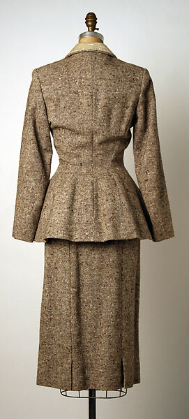 Suit, Sybil Connolly (Irish (born Wales), Swansea 1921–1998 Dublin), wool, silk, Irish