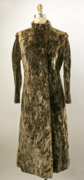 Coat, Georges Kaplan (American, founded Paris, France 1923–1972 New York), fur, French 