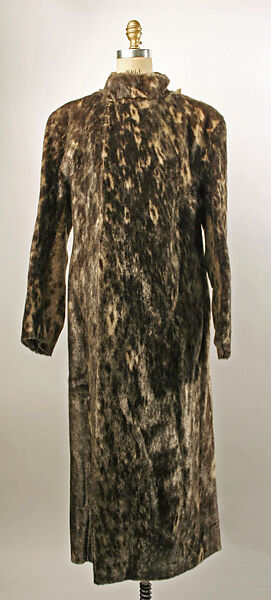 Coat, Georges Kaplan (American, founded Paris, France 1923–1972 New York), fur, French 