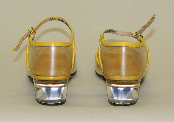 Sandals, Herbert Levine Inc. (American, founded 1949), leather, plastic (vinyl, acrylic), American