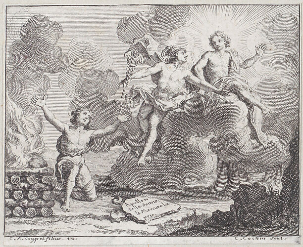 Apollo, Mercury, and the Shepherdesses, Fable X in La Motte, Fables Nouvelles