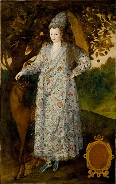 Portrait of an Unknown Woman, Marcus Gheeraerts the Younger  Flemish, Oil on canvas