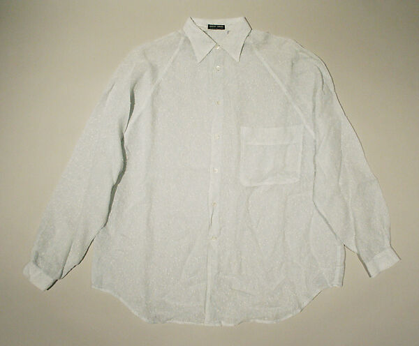 Shirt, Giorgio Armani (Italian, founded 1974), silk, Italian 