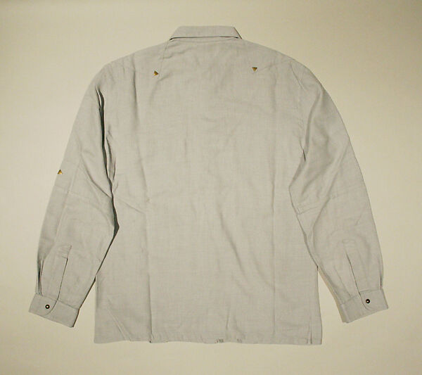 Shirt, Claude Montana (French, 1949–2024), wool/cotton blend, French