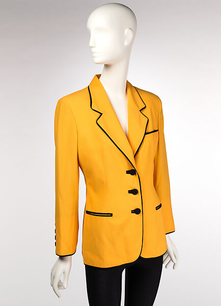 Jacket, Moschino Couture (Italian, founded 1983), acetate, rayon, metal, Italian 