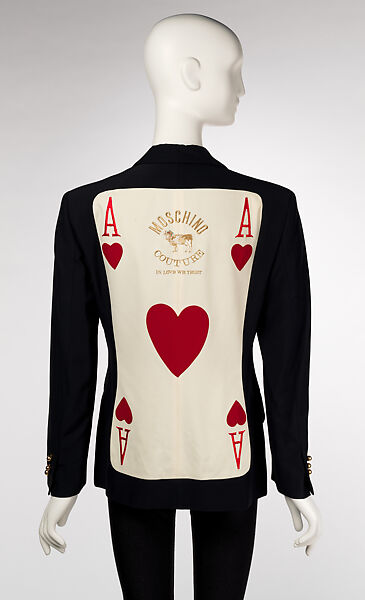Jacket, Moschino Couture (Italian, founded 1983), acetate, nylon, metal, Italian 