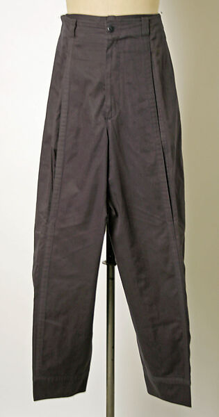 Trousers, Gianni Versace (Italian, founded 1978), cotton, Italian 
