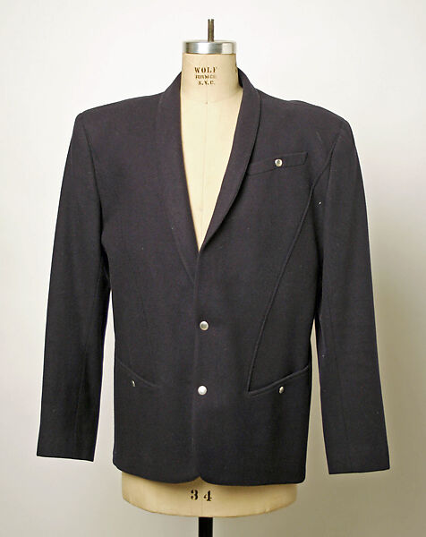 Jacket, Mugler (French, founded 1974), wool, French 