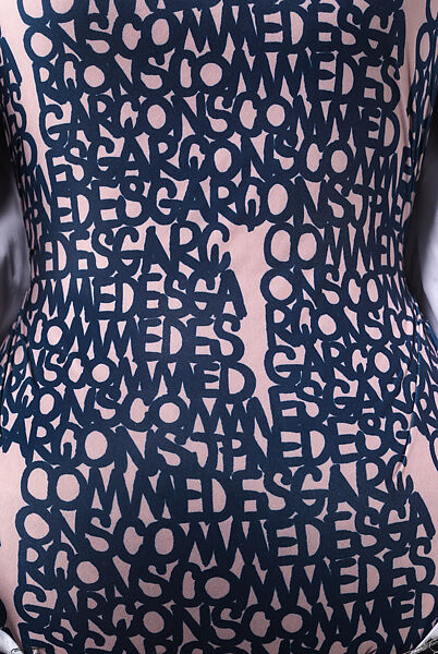 Ensemble, Comme des Garçons (Japanese, founded 1969), (a) wool, cupra; (b) cotton, mother-of-pearl; (c) cotton, polyester; (d) polyester; (e) polyester; (f, g) polyester, synthetic leather, synthetic rubber; (h, i) metal, Japanese