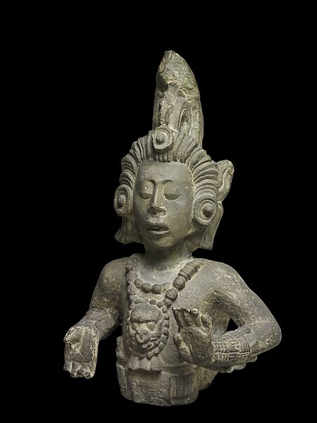 Maize God, Limestone, Maya 