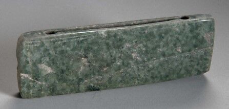 Plaque, Jade, Maya