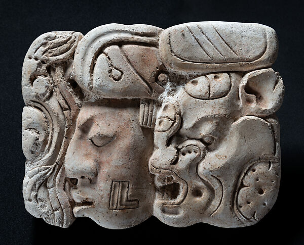 Glyph block, Stucco, Maya 