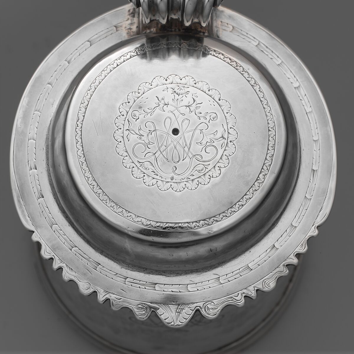 Tankard, John Hastier (1691–1771), Silver, American