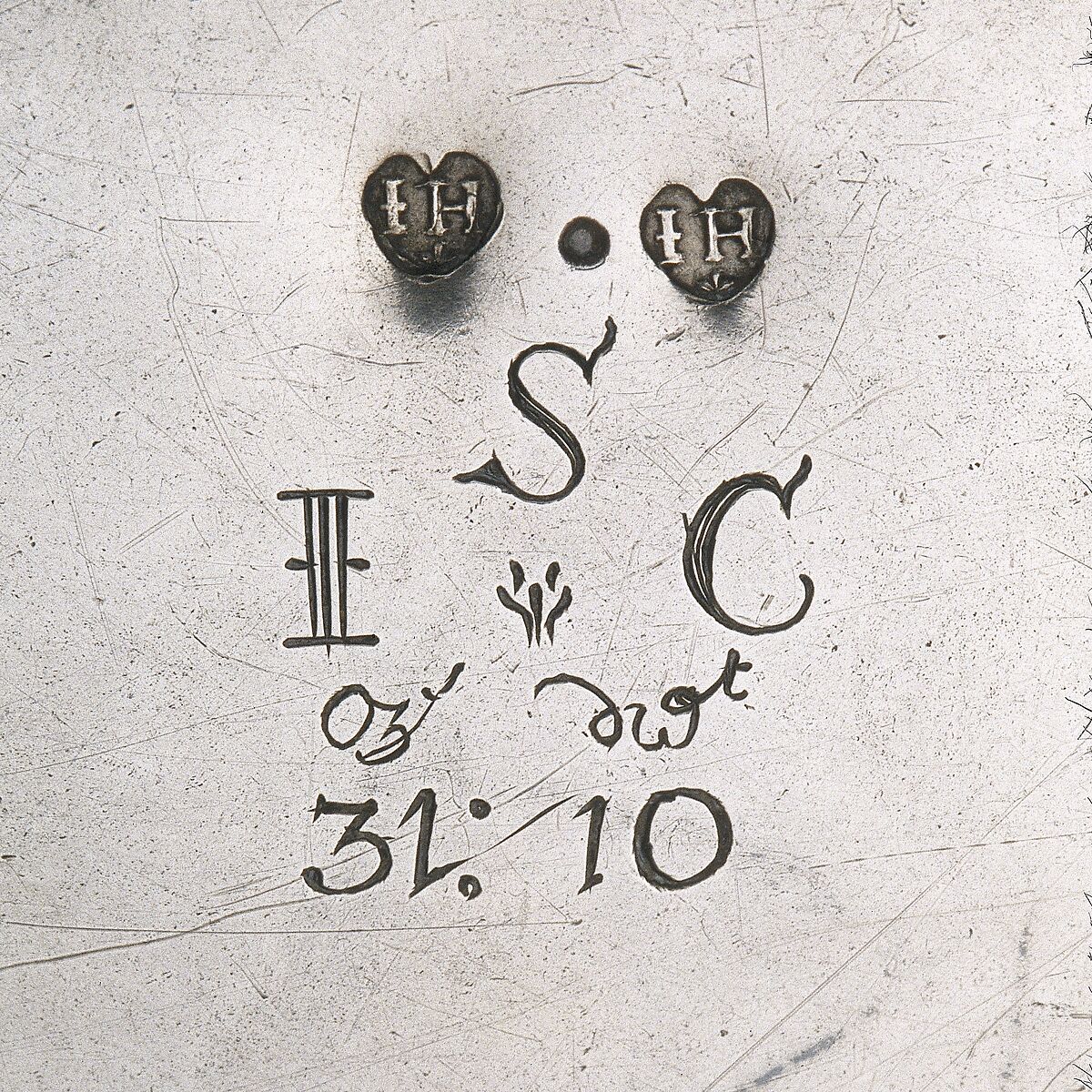 Tankard, John Hastier (1691–1771), Silver, American