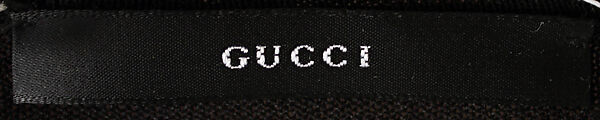 Evening ensemble, Gucci (Italian, founded 1921), (a) silk, leather; (b) rayon, cotton, nylon, polyester, silk, Italian