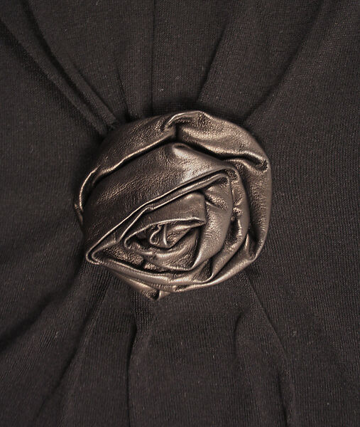 Evening ensemble, Gucci (Italian, founded 1921), (a) silk, leather; (b) rayon, cotton, nylon, polyester, silk, Italian