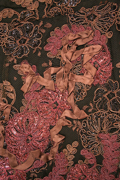 Evening ensemble, Gucci (Italian, founded 1921), (a) silk, leather; (b) rayon, cotton, nylon, polyester, silk, Italian