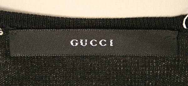 Evening ensemble, Gucci (Italian, founded 1921), (a) silk, leather; (b) rayon, cotton, nylon, polyester, silk, Italian