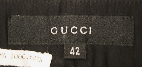 Evening ensemble, Gucci (Italian, founded 1921), (a) silk, leather; (b) rayon, cotton, nylon, polyester, silk, Italian