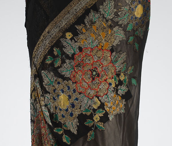 Evening dress, Callot Soeurs (French, active 1895–1937), silk, metal, French