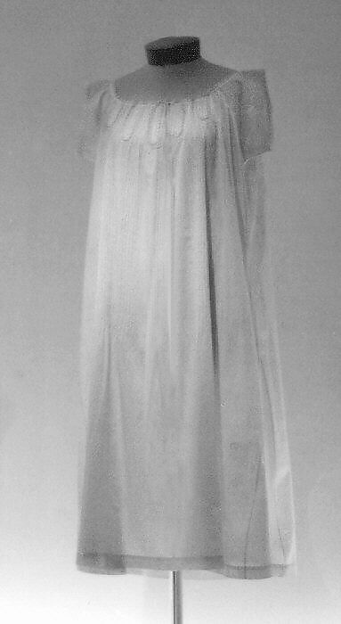 Chemise, cotton, American