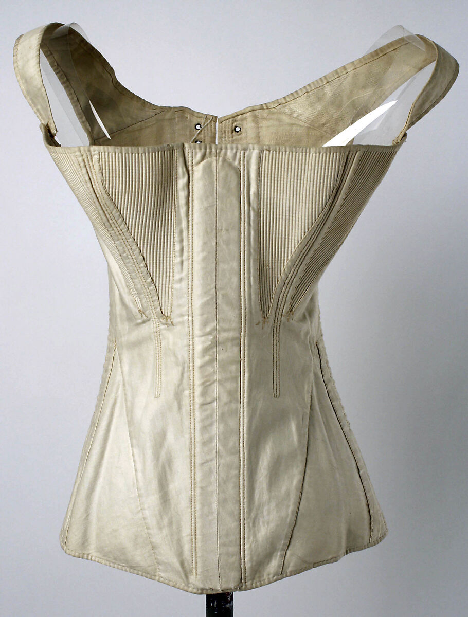 Corset, cotton, American 