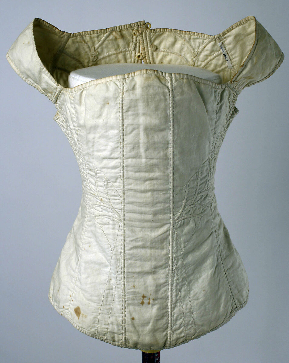 Corset, cotton, American 