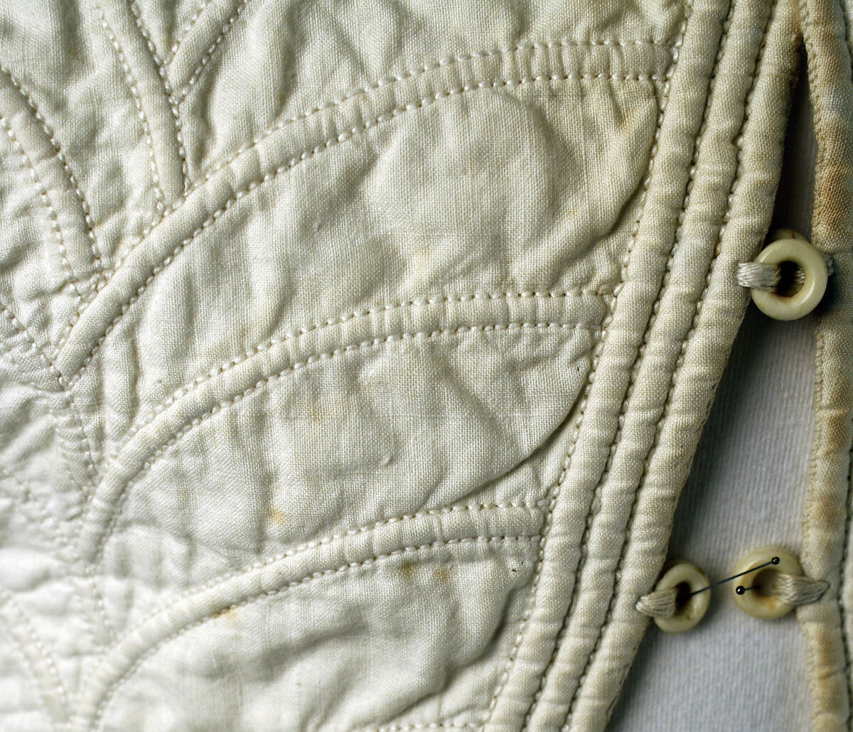 Corset, cotton, American