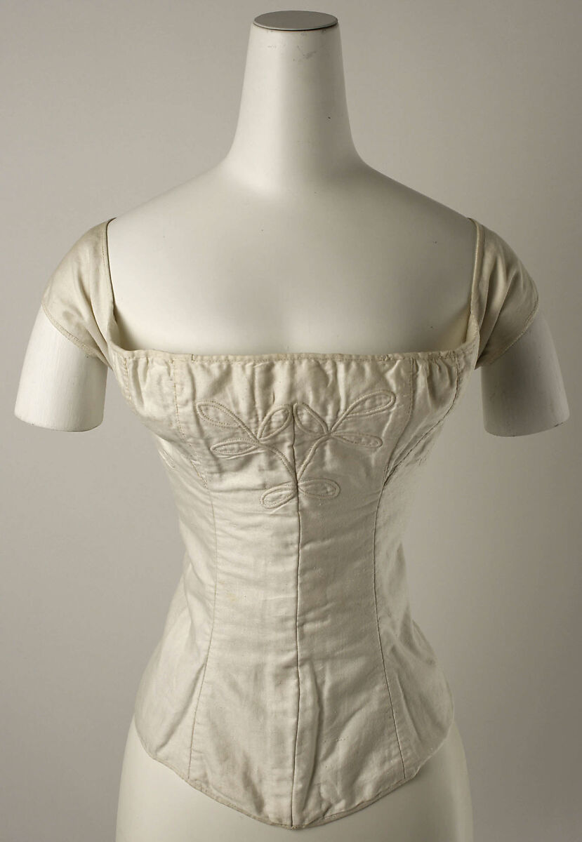 Corset, cotton, American 