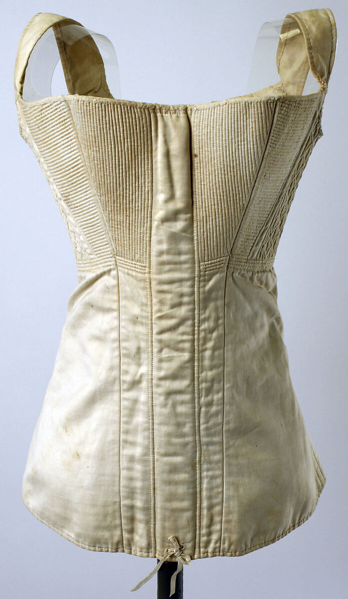 Corset, cotton, American or European 