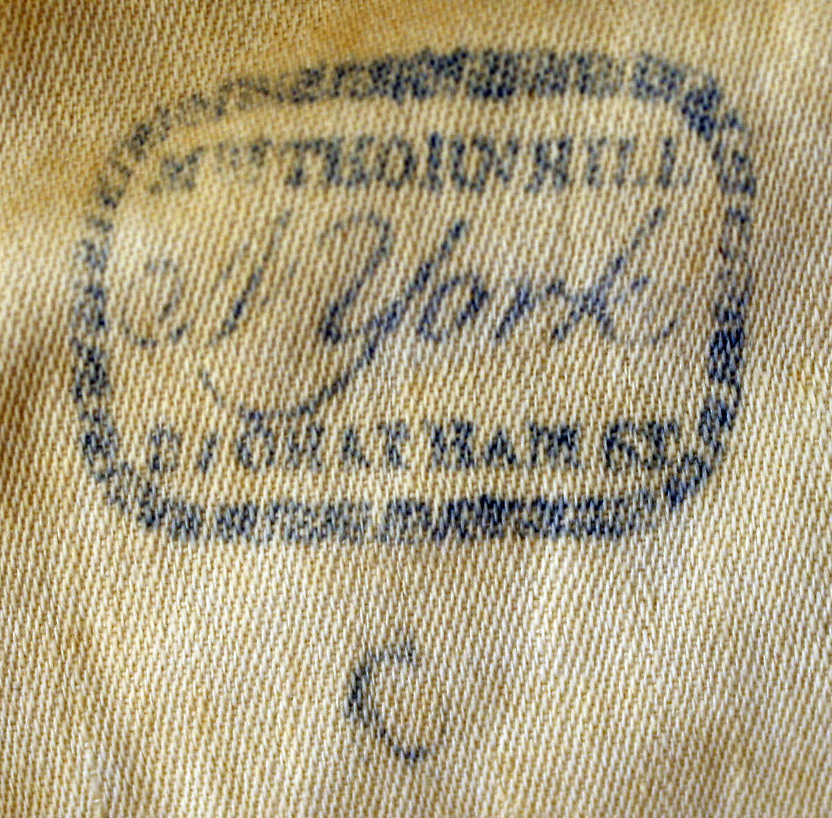 Corset, cotton, American or European