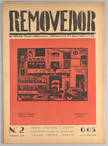 Removedor, Joaquín Torres-García (Uruguayan, Montevideo 1874–1949 Montevideo)