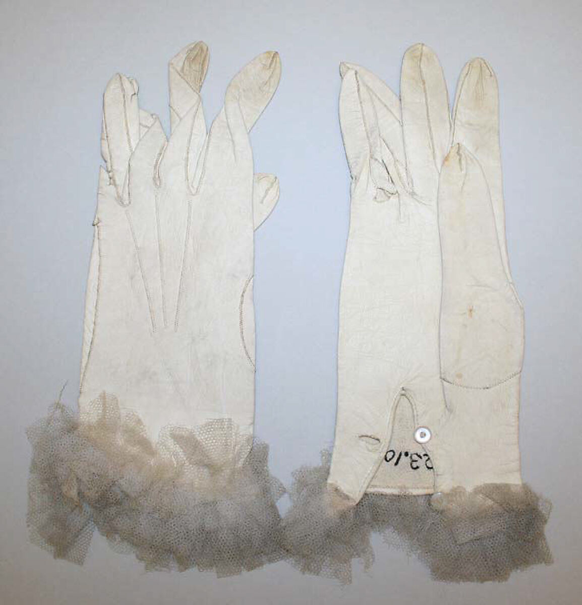 Corset, silk, American or European