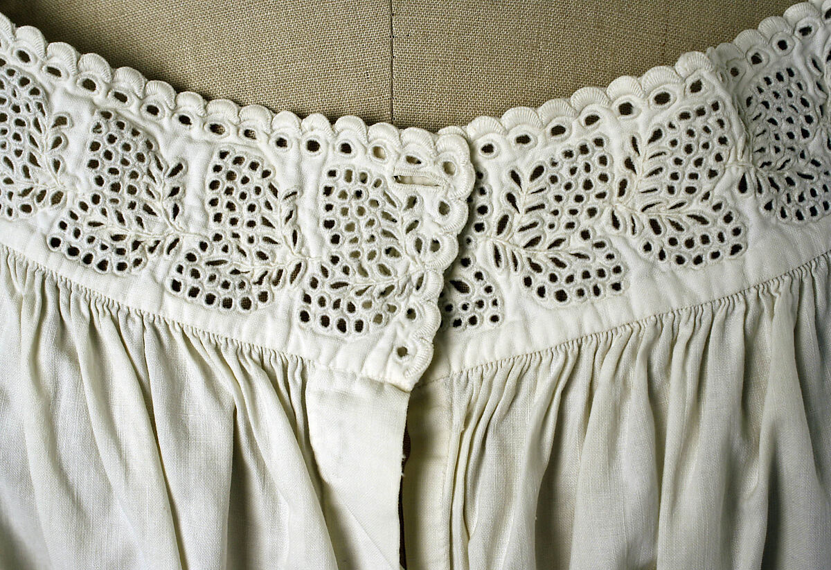 Chemise, linen, American or European