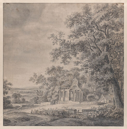 Landscape with the Ruins of the Church of Heelsum
