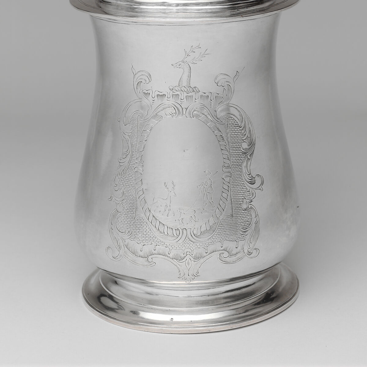 Tankard, Jacob Gerritse Lansing (1737–1803), Silver, American