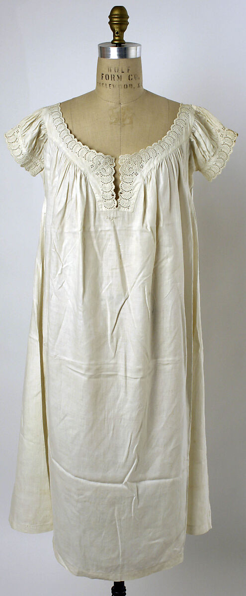 Chemise, linen, American 