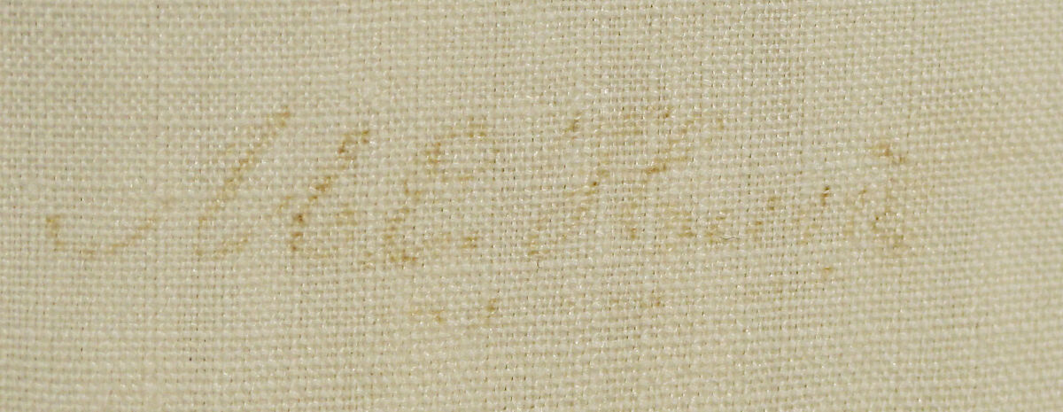 Shirt, linen, American