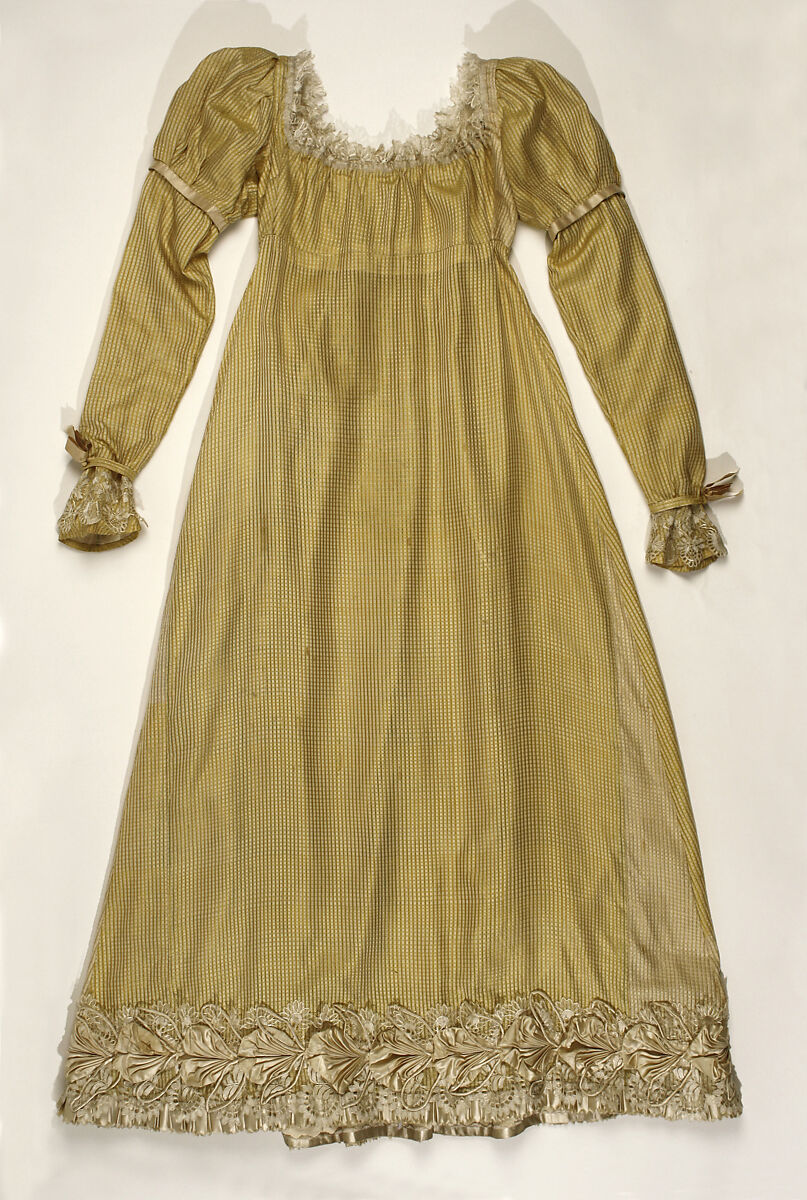 Afternoon dress, silk, French