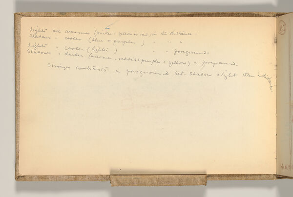 Sketchbook, Louis C. Tiffany (American, New York 1848–1933 New York), Graphite, pastel, watercolor, and crayon on paper, American
