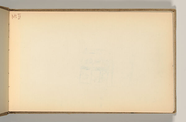 Sketchbook, Louis C. Tiffany (American, New York 1848–1933 New York), Graphite, pastel, watercolor, and crayon on paper, American