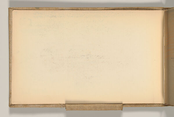 Sketchbook, Louis C. Tiffany (American, New York 1848–1933 New York), Graphite, pastel, watercolor, and crayon on paper, American