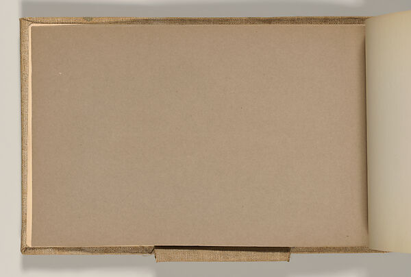 Sketchbook, Louis C. Tiffany (American, New York 1848–1933 New York), Graphite, pastel, watercolor, and crayon on paper, American