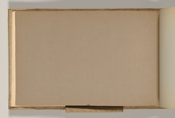 Sketchbook, Louis C. Tiffany (American, New York 1848–1933 New York), Graphite, pastel, watercolor, and crayon on paper, American